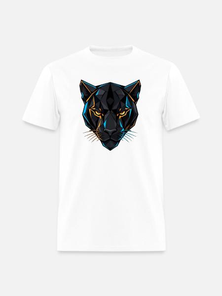 Neon Panther Wild Precision - Men's T-Shirt - white