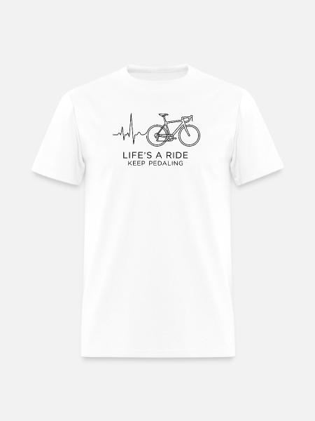Ride Through Heartbeat - Men's T-Shirt - white