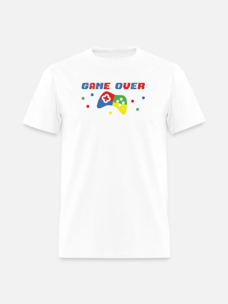 GAME_OVER - Men's T-Shirt - white
