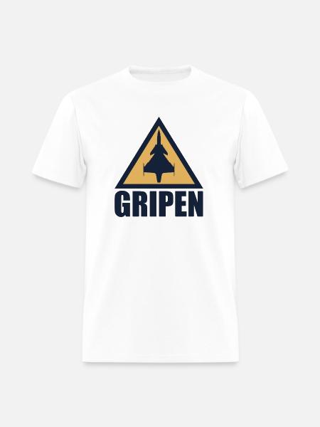 JAS 39 Gripen green Copy - Men's T-Shirt - white