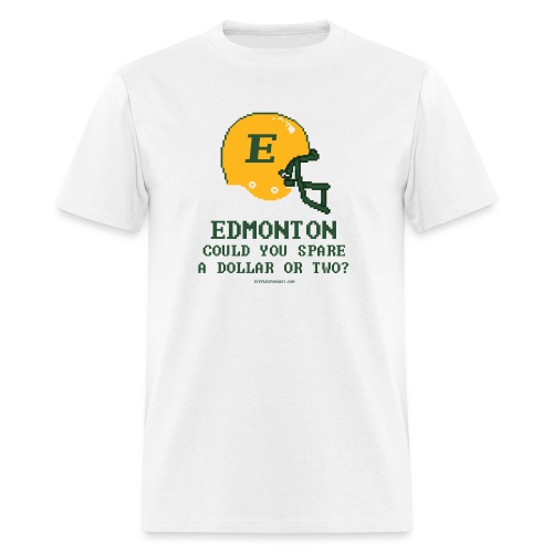 Edmonton Retro Helmet - Men's T-Shirt