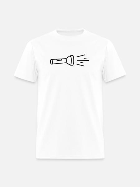 flashlight - Men's T-Shirt - white