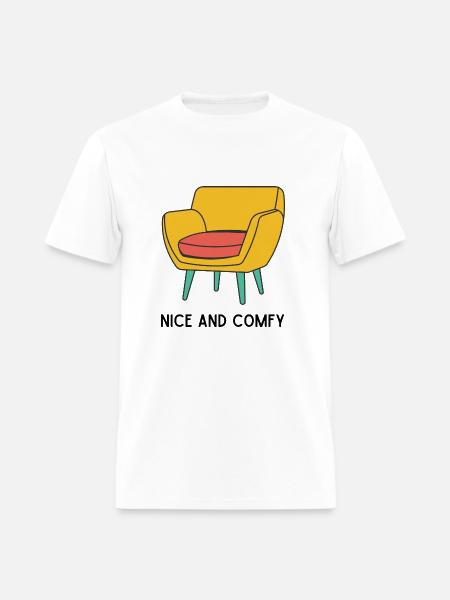 NICE AND COMFY - Men's T-Shirt - white