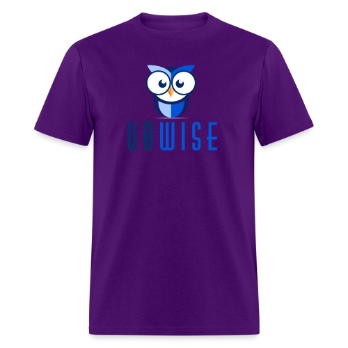 UBWise Logo Owl Bottom - Men's T-Shirt