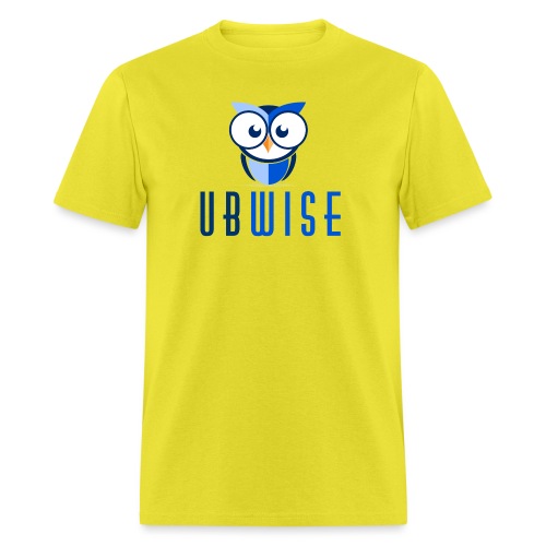 UBWise Logo Owl Bottom - Men's T-Shirt