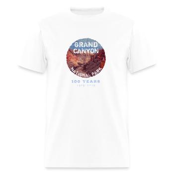 Grand Canyon National Park 100 Years - Men's T-Shirt - white - Front - Jose (178cm)