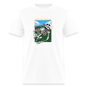 Rest in Spring - Men's T-Shirt - white - Front - Jose (178cm)