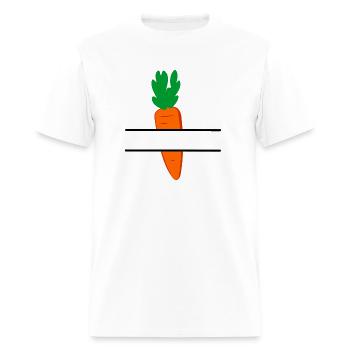 Carrot banner - Men's T-Shirt - white - Front - Jose (178cm)