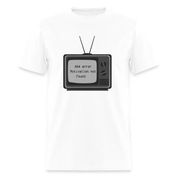 404 error Motivation not found - Men's T-Shirt - white - Front - Jose (178cm)