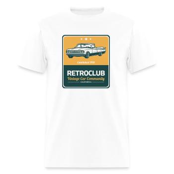 Vintage - Men's T-Shirt - white - Front - Jose (178cm)