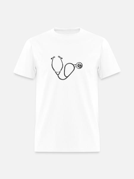 Stethoscope - Men's T-Shirt - white