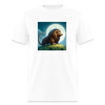 The mole-lion - Men's T-Shirt - white - Front - Jose (178cm)