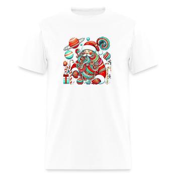Aquarelle clipart santa design - T-shirt Homme - blanc - Devant - Jose (178cm)