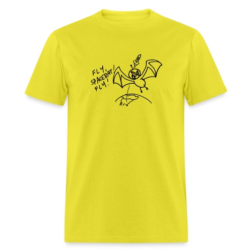 Fly Space Bat Fly Ladie's Tee (Light) - Men's T-Shirt