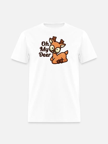Oh My Deer - Men's T-Shirt - white
