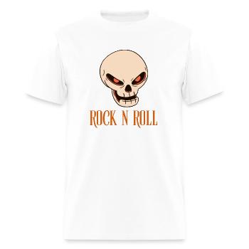 Rock n Roll - Men's T-Shirt - white - Front - Jose (178cm)