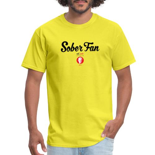 Sober Fan Logo Tee BW35 - Men's T-Shirt