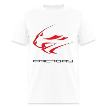 Aprilia Factory Motorcycle Custom Print Motorcycle - Men's T-Shirt - white - Front - Jose (178cm)