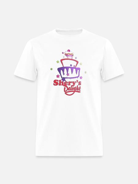 Shery's Delight Bakery Cupcake Flair - Men's T-Shirt - white