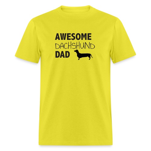 Awesome Dachshund Dad - Men's T-Shirt