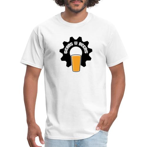 Classic Gears & Beers Logo - Men's T-Shirt