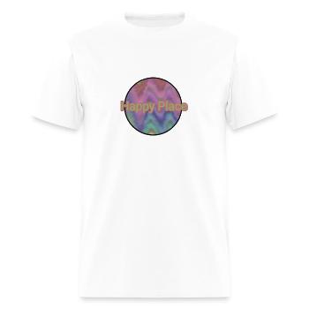Happy place - Men's T-Shirt - white - Front - Jose (178cm)