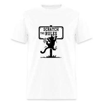Scratch the Rules - Men's T-Shirt - white - Front - Jose (178cm)