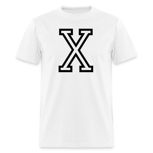 X Straight Edge X (hollow version) - Men's T-Shirt