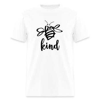beekind - Men's T-Shirt - white - Front - Jose (178cm)