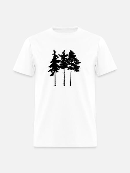 Pine Tree - Men's T-Shirt - white