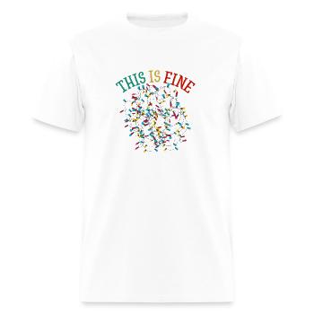 Funny Christmas Quote - Men's T-Shirt - white - Front - Jose (178cm)