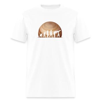 Evolution Jupiter - Men's T-Shirt - white - Front - Jose (178cm)
