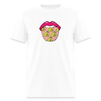 Avocado Tongue - Men's T-Shirt - white - Front - Jose (178cm)