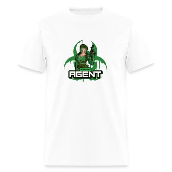 Foreign Agent with female agent - Men's T-Shirt - white - Front - Jose (178cm)