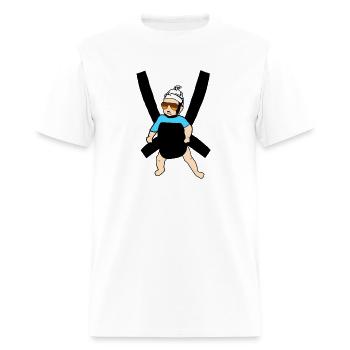 Carlos Hangover Baby With Sunglasses In A Strap - Men's T-Shirt - white - Front - Jose (178cm)