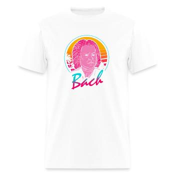 Johann Bach 80S - Men's T-Shirt - white - Front - Jose (178cm)