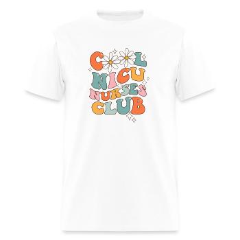 Retro Groovy u Nurse Club Appreciation Nurse Day - Men's T-Shirt - white - Front - Jose (178cm)