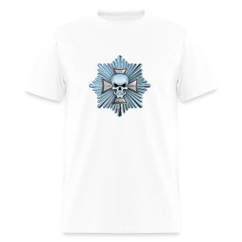 Iron Cross With A ull - Men's T-Shirt - white - Front - Jose (178cm)