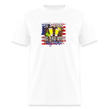 IT S COOL I VE HAD BOTH my shots - Men's T-Shirt - white - Front - Jose (178cm)