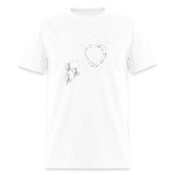 Dandelion heart - Men's T-Shirt - white - Front - Jose (178cm)