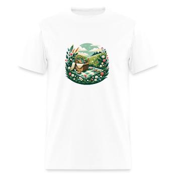 Picnic on the meadow - Men's T-Shirt - white - Front - Jose (178cm)