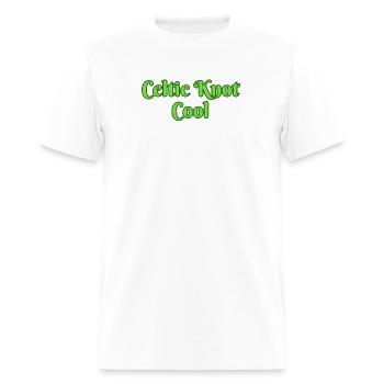 Celtic Knot Cool - Men's T-Shirt - white - Front - Jose (178cm)