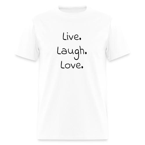 Smoon City_Live laugh love Black - Men's T-Shirt