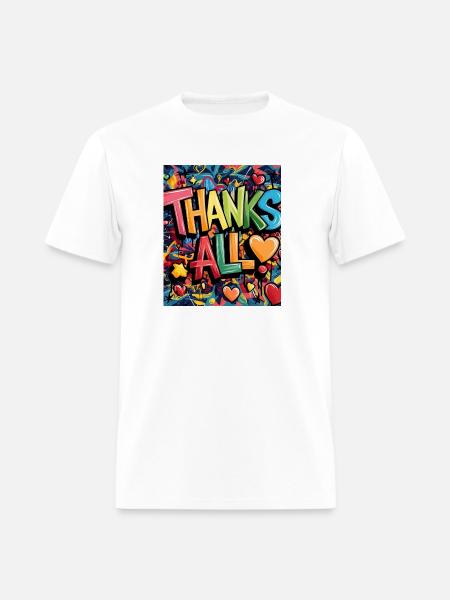thanks - Men's T-Shirt - white