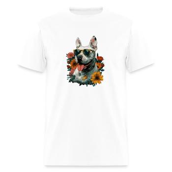 Bull Terrier - Men's T-Shirt - white - Front - Jose (178cm)