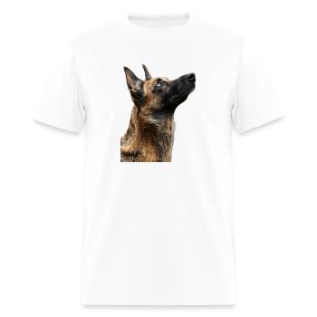 Belgian Malinois - Men's T-Shirt - white - Front - Jose (178cm)