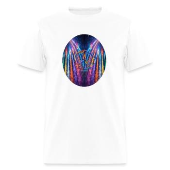 Comets of Peace - Men's T-Shirt - white - Front - Jose (178cm)