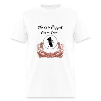 shadow puppet from java A.K.A Wayang Kulit - Men's T-Shirt - white - Front - Jose (178cm)