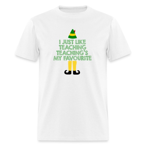 Teaching's My Favourite Christmas Teacher T-Shirt - Men's T-Shirt