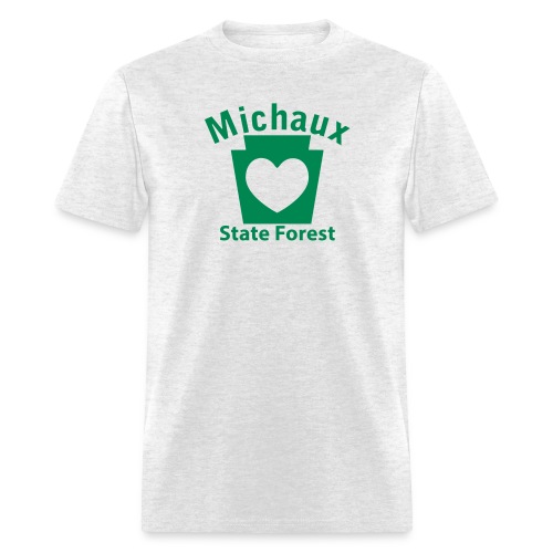Michaux State Forest Keystone Heart - Men's T-Shirt